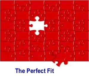 Red Jig Saw Puzzle